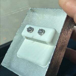 Elegant Silver Stud Earrings